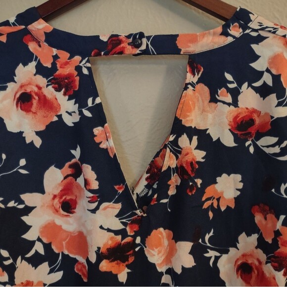 Gypsies And Moondust Long Sleeve Floral Print Romper Size Medium - Picture 12 of 16